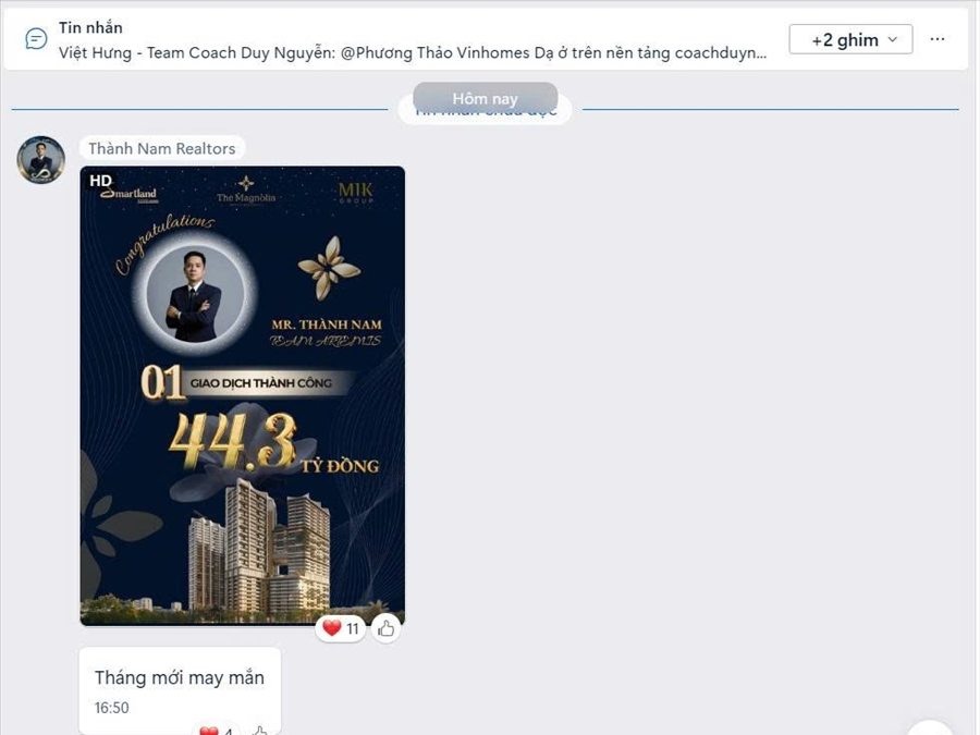 Học viên chốt giao dịch 44,3 tỷ đồng