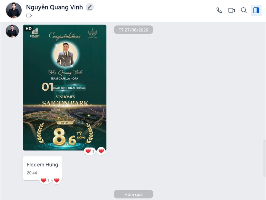 Học viên chốt giao dịch 8,6 tỷ đồng